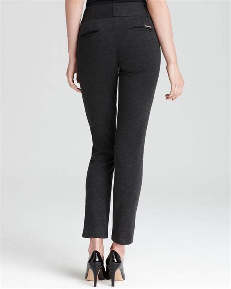 black michael kors pantsuit|michael kors straight leg pants.